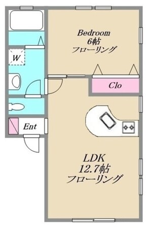 グレイスタウンC棟の物件間取画像